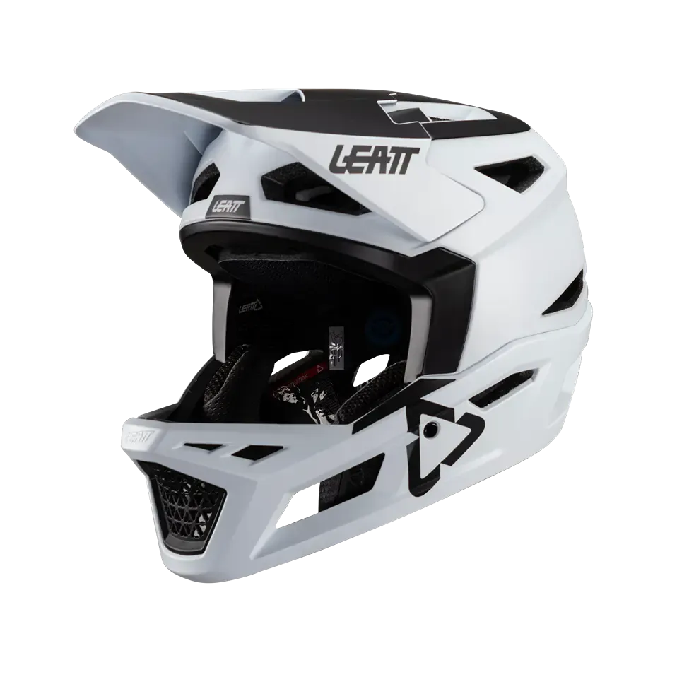 Leatt MTB Gravity 4.0 Full Face Helmet - White - 2024