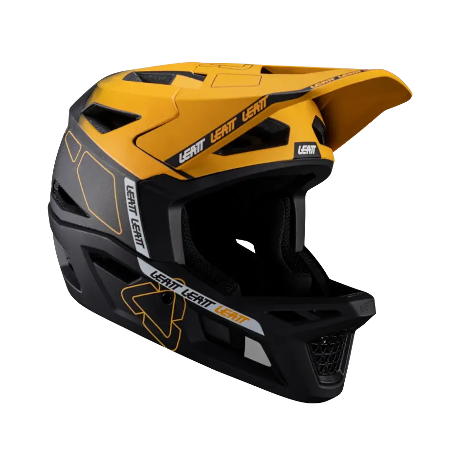 Leatt MTB Gravity 6.0 Carbon Full Face Helmet - Gold - 2024