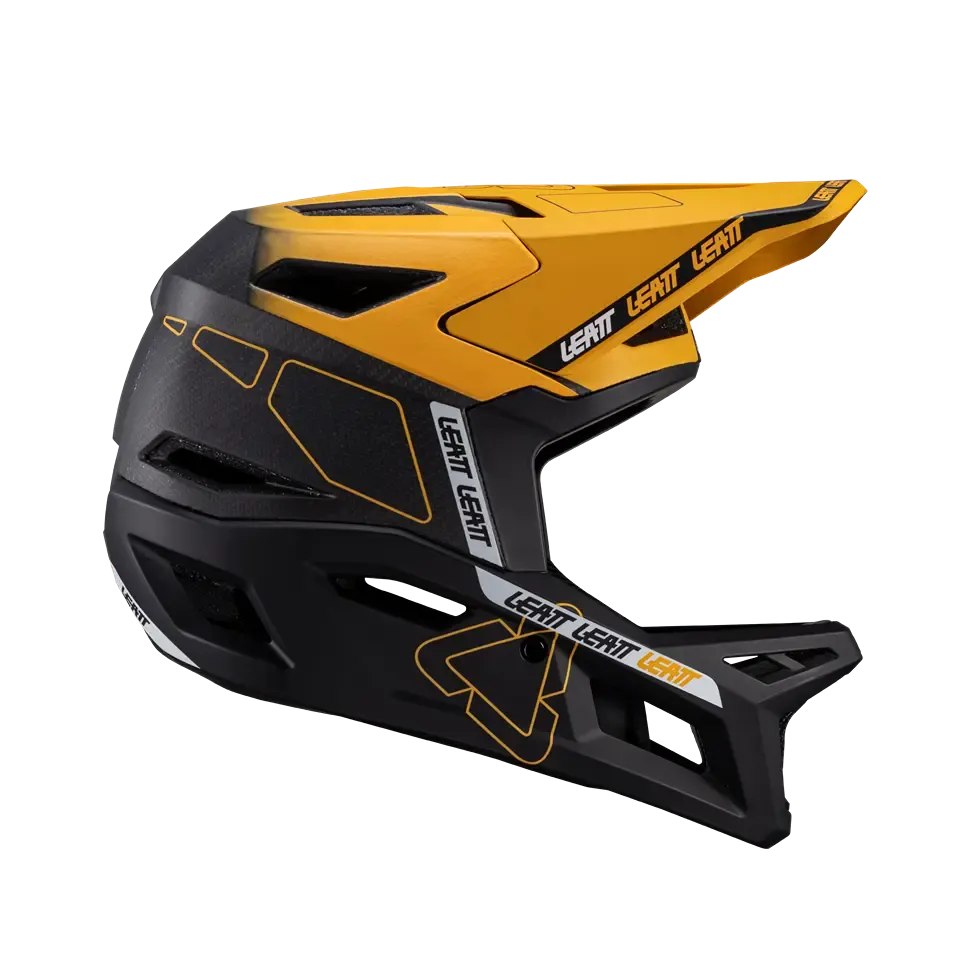 Leatt MTB Gravity 6.0 Carbon Full Face Helmet - Gold - 2024