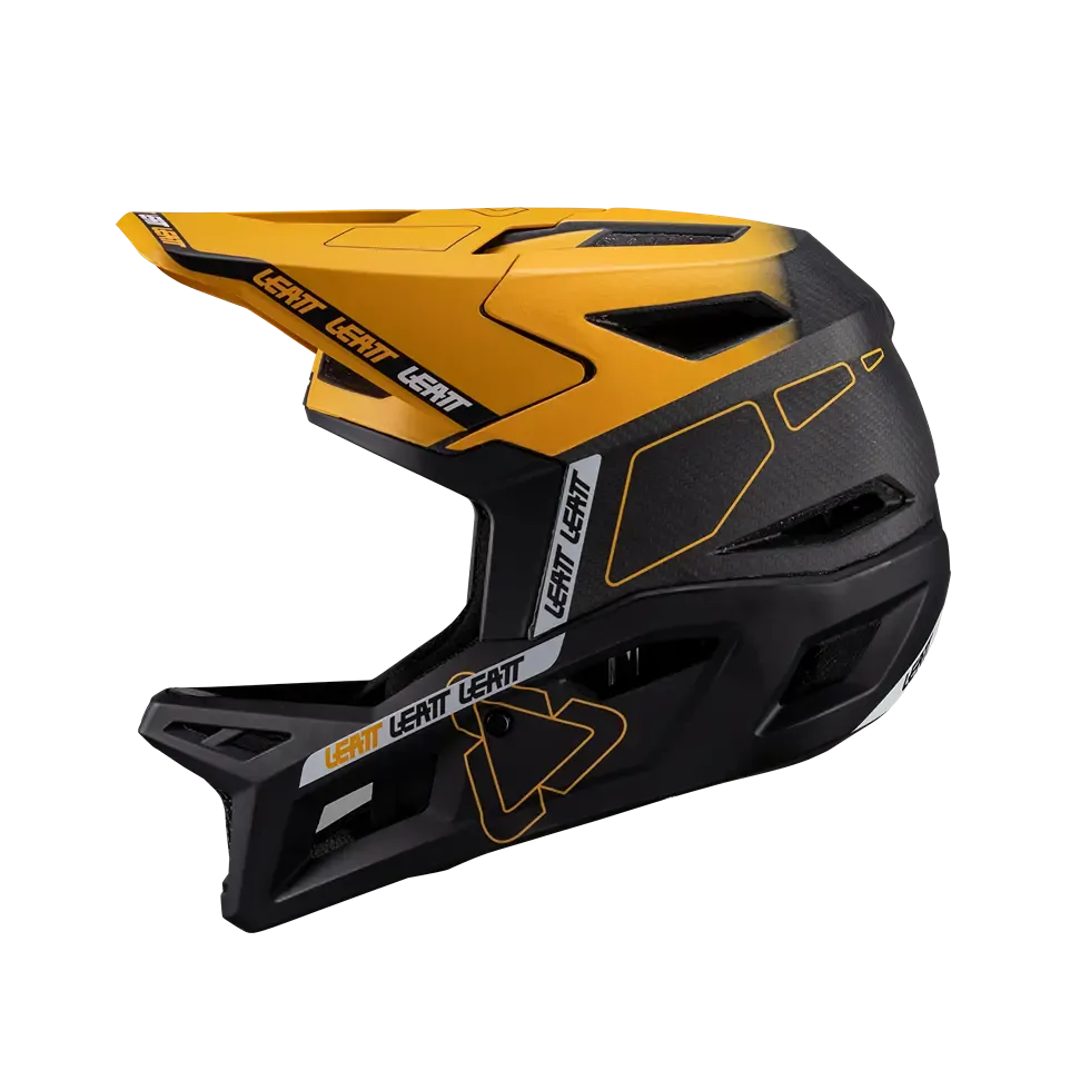 Leatt MTB Gravity 6.0 Carbon Full Face Helmet - Gold - 2024