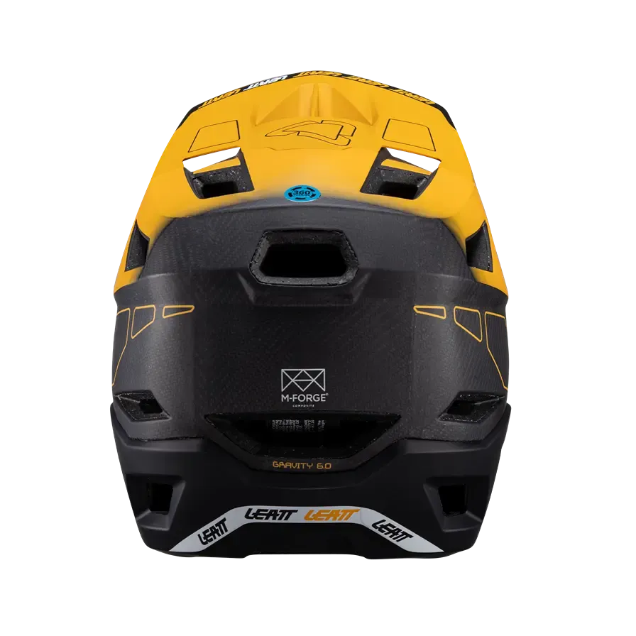 Leatt MTB Gravity 6.0 Carbon Full Face Helmet - Gold - 2024