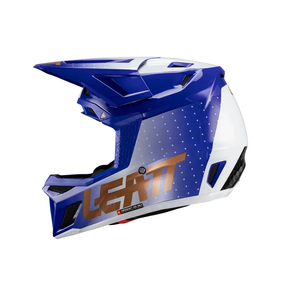 Leatt MTB Gravity 8.0 Full Face Helmet - UltraBlue - 2024