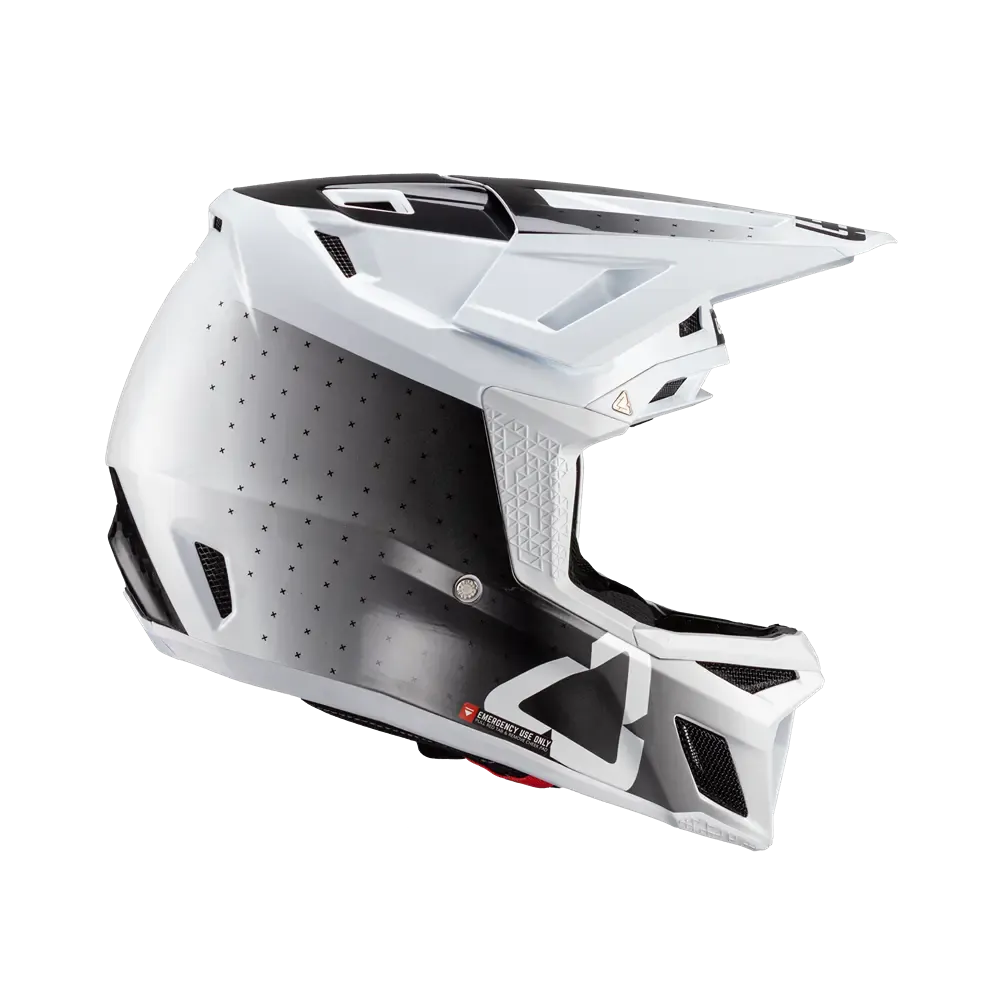 Leatt MTB Gravity 8.0 Full Face Helmet - White - 2024