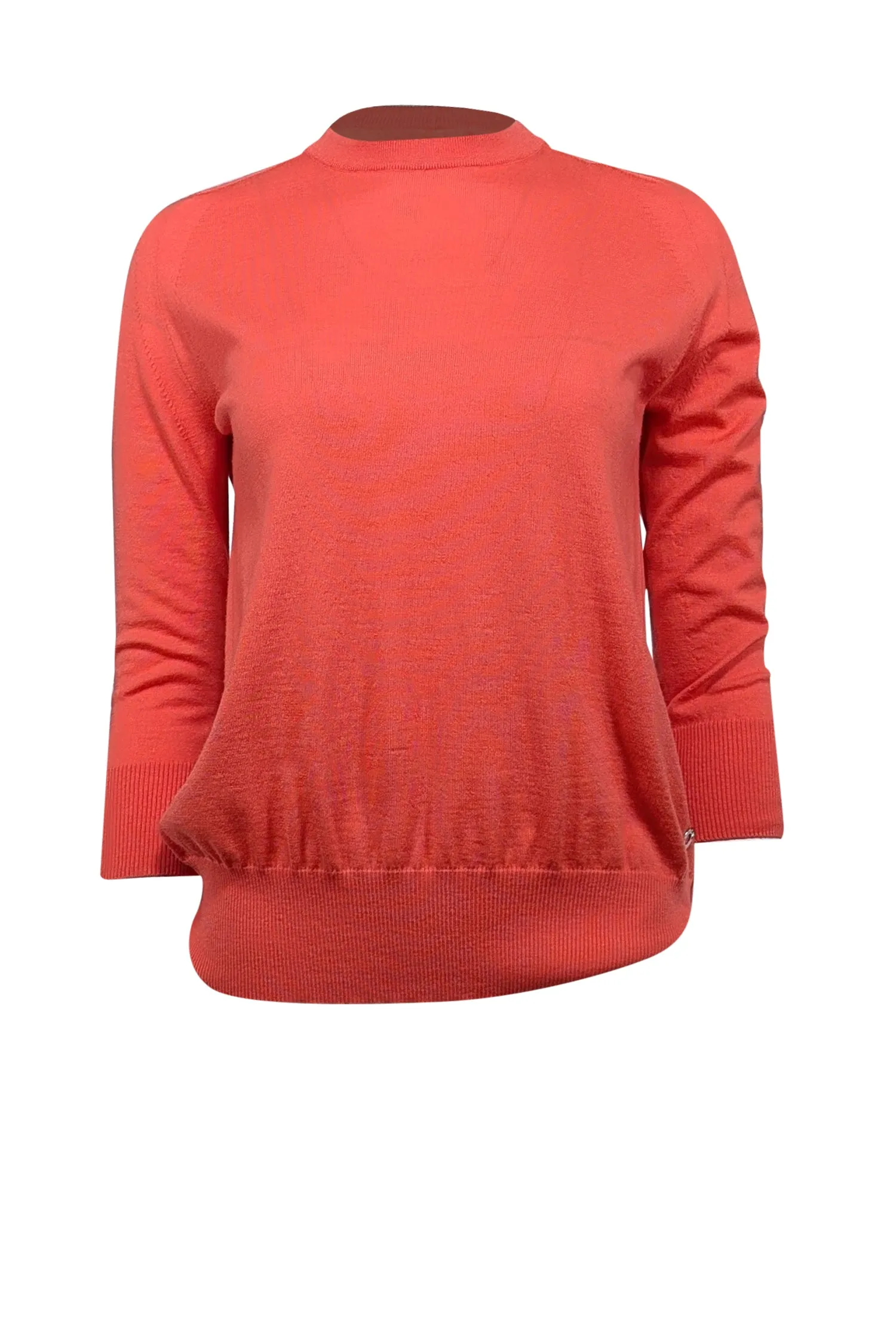 Loro Piana - Orange Coral Cashmere Sweater Sz 6