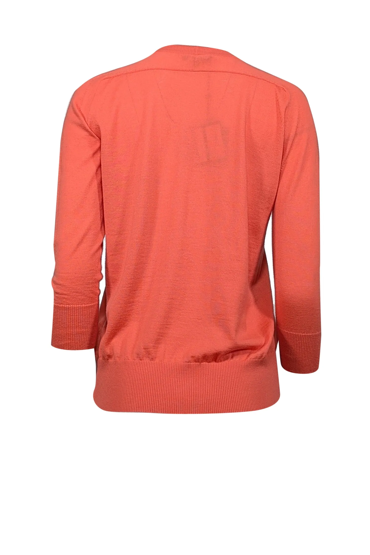 Loro Piana - Orange Coral Cashmere Sweater Sz 6