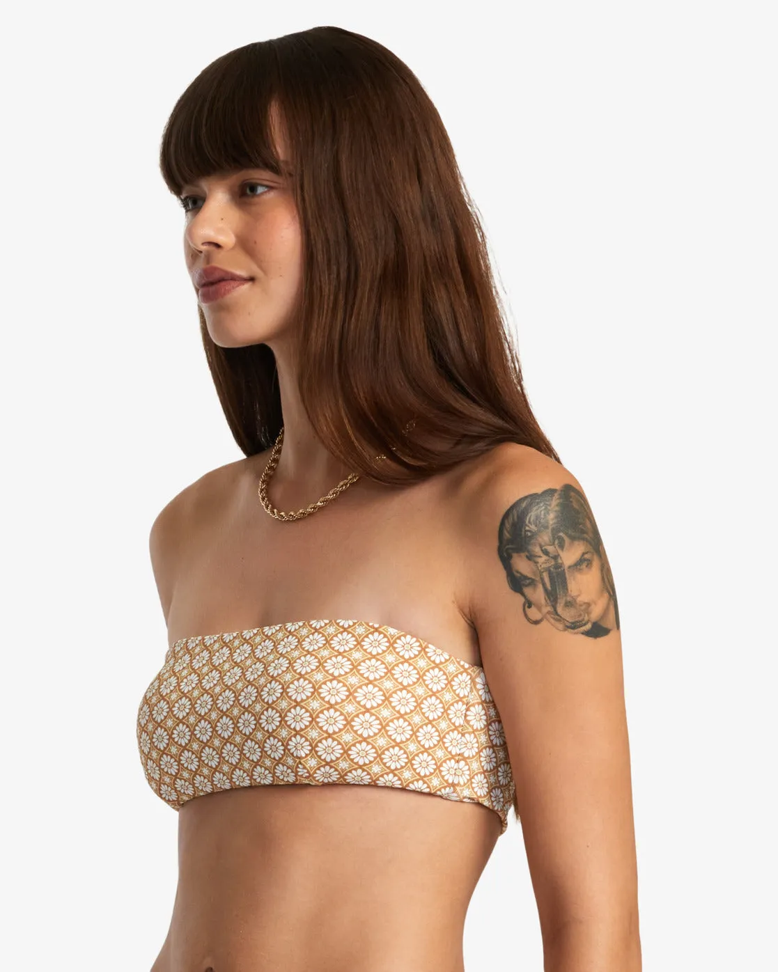 Lotus Bandeau Bikini Top