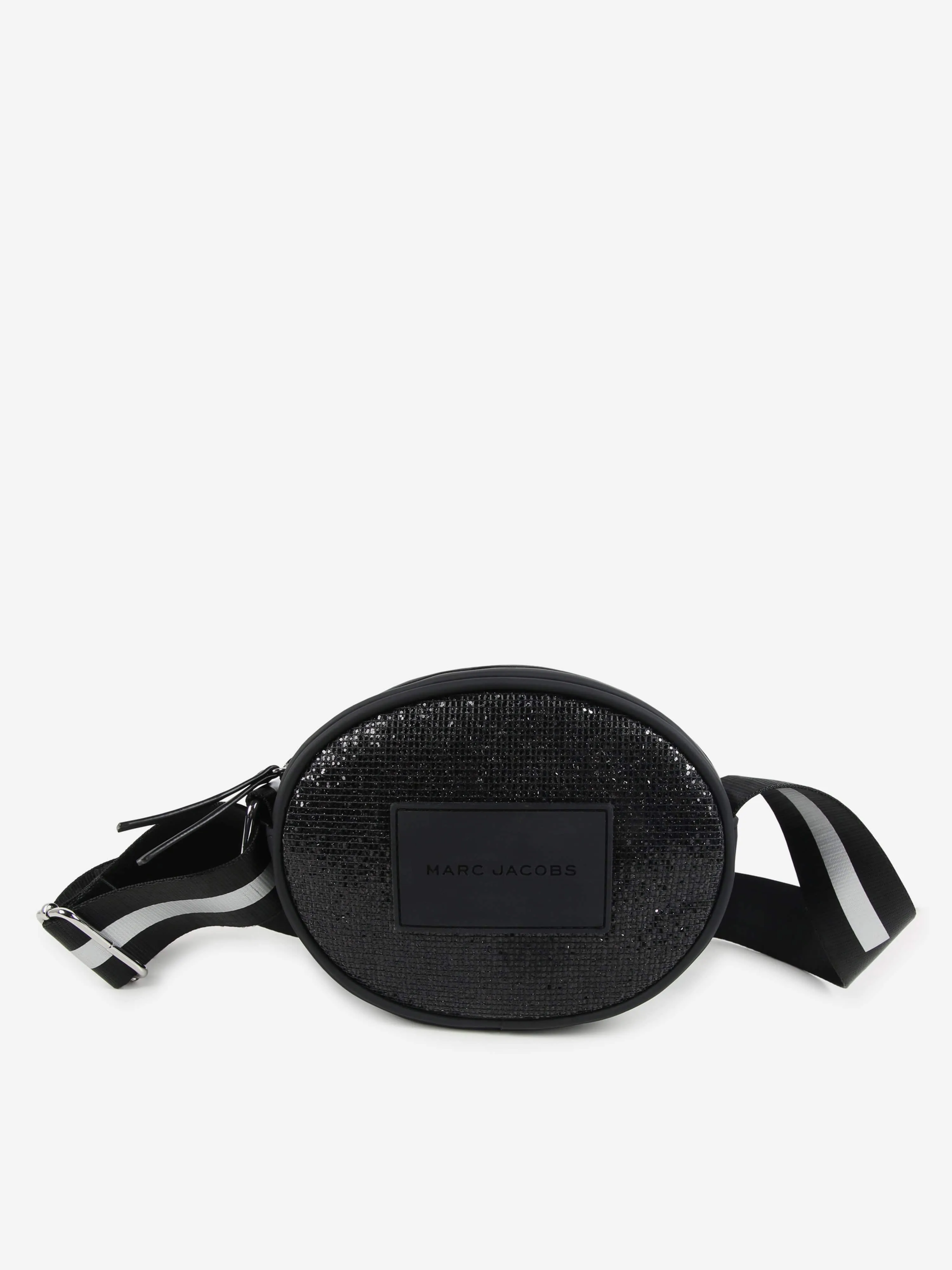 MARC JACOBS Girls Diamante Crossbody Bag in Black (16.5cm)