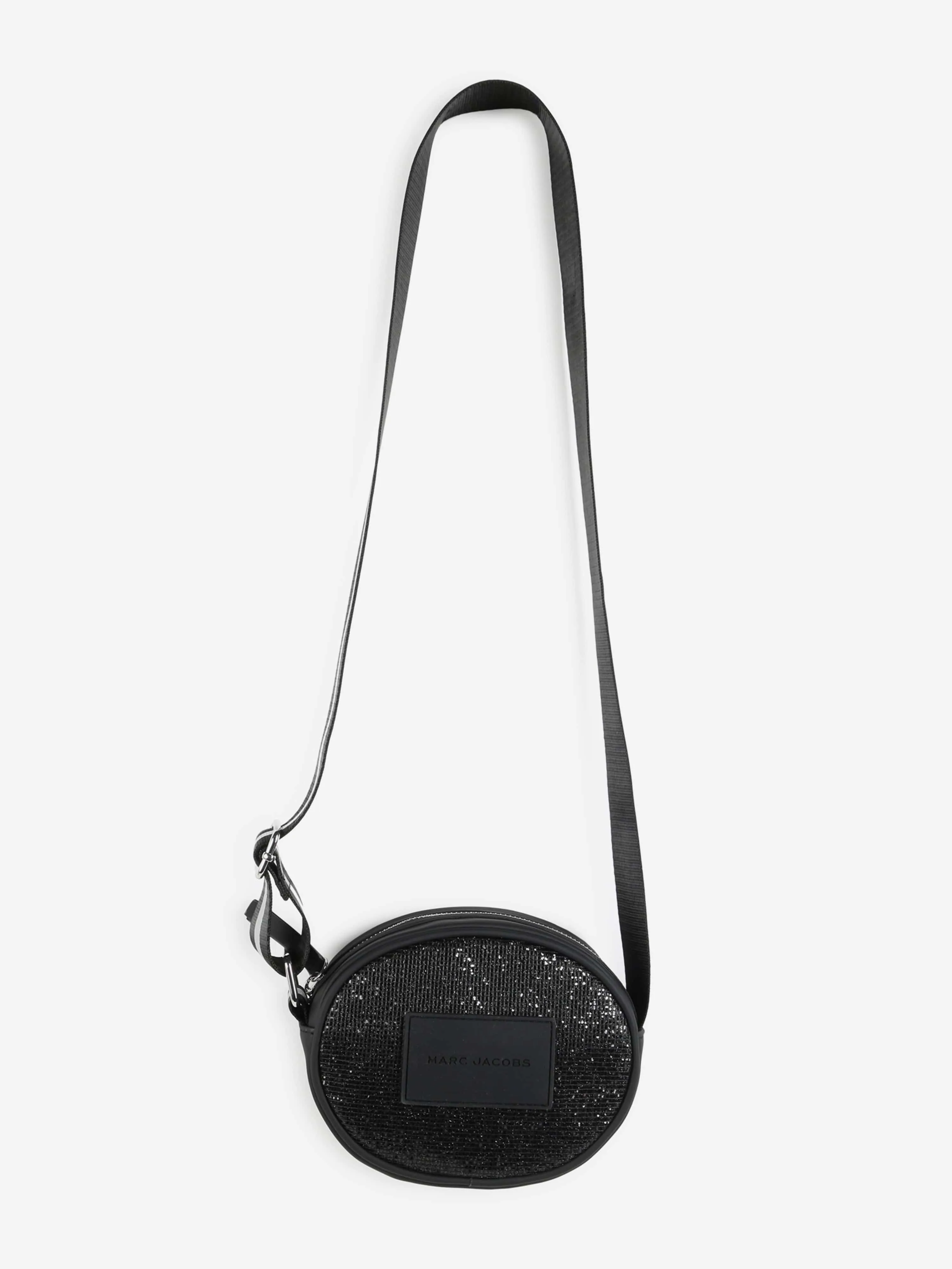 MARC JACOBS Girls Diamante Crossbody Bag in Black (16.5cm)