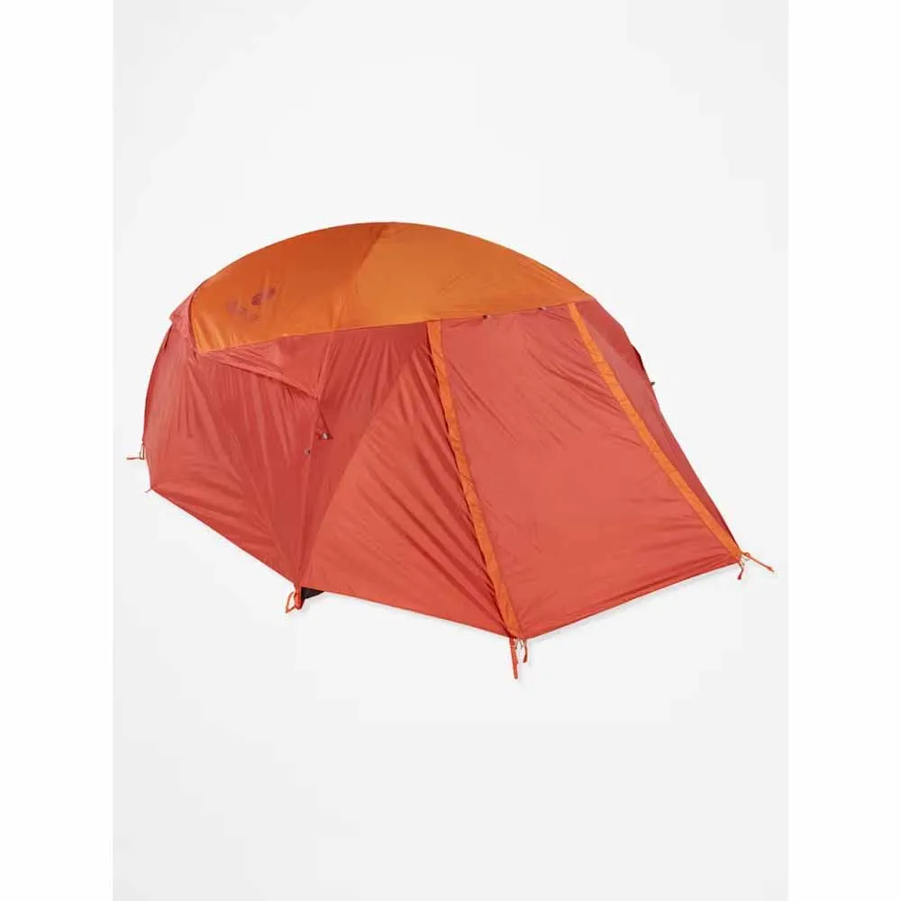 Marmot Halo 4-Person Tent - Tangelo/Rusted Orange