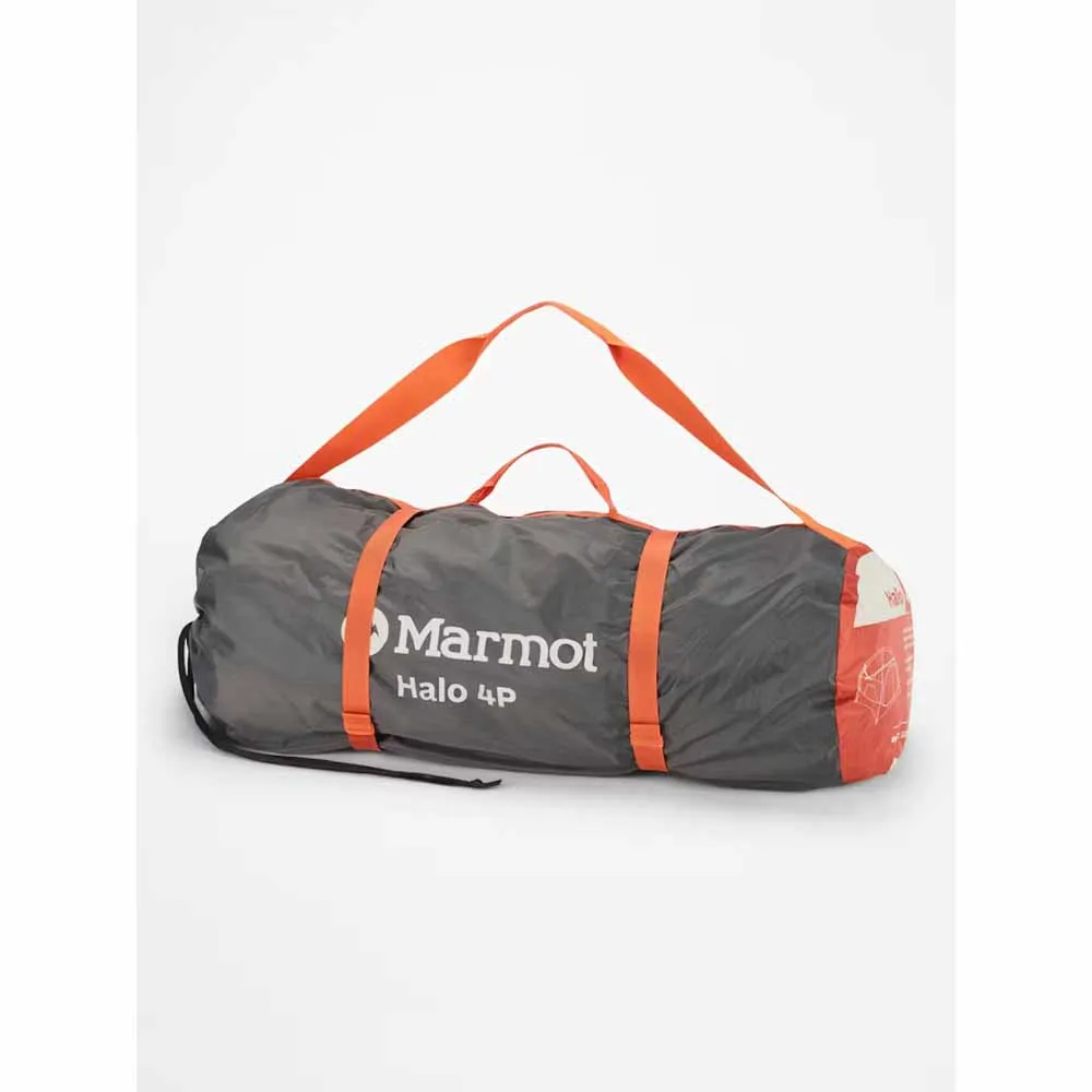 Marmot Halo 4-Person Tent - Tangelo/Rusted Orange