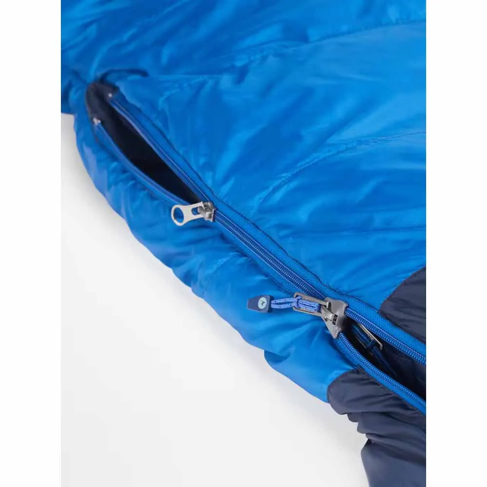 Marmot Men's Helium 15 Left Zipper Sleeping Bag - Arctic Navy/Dark Azure