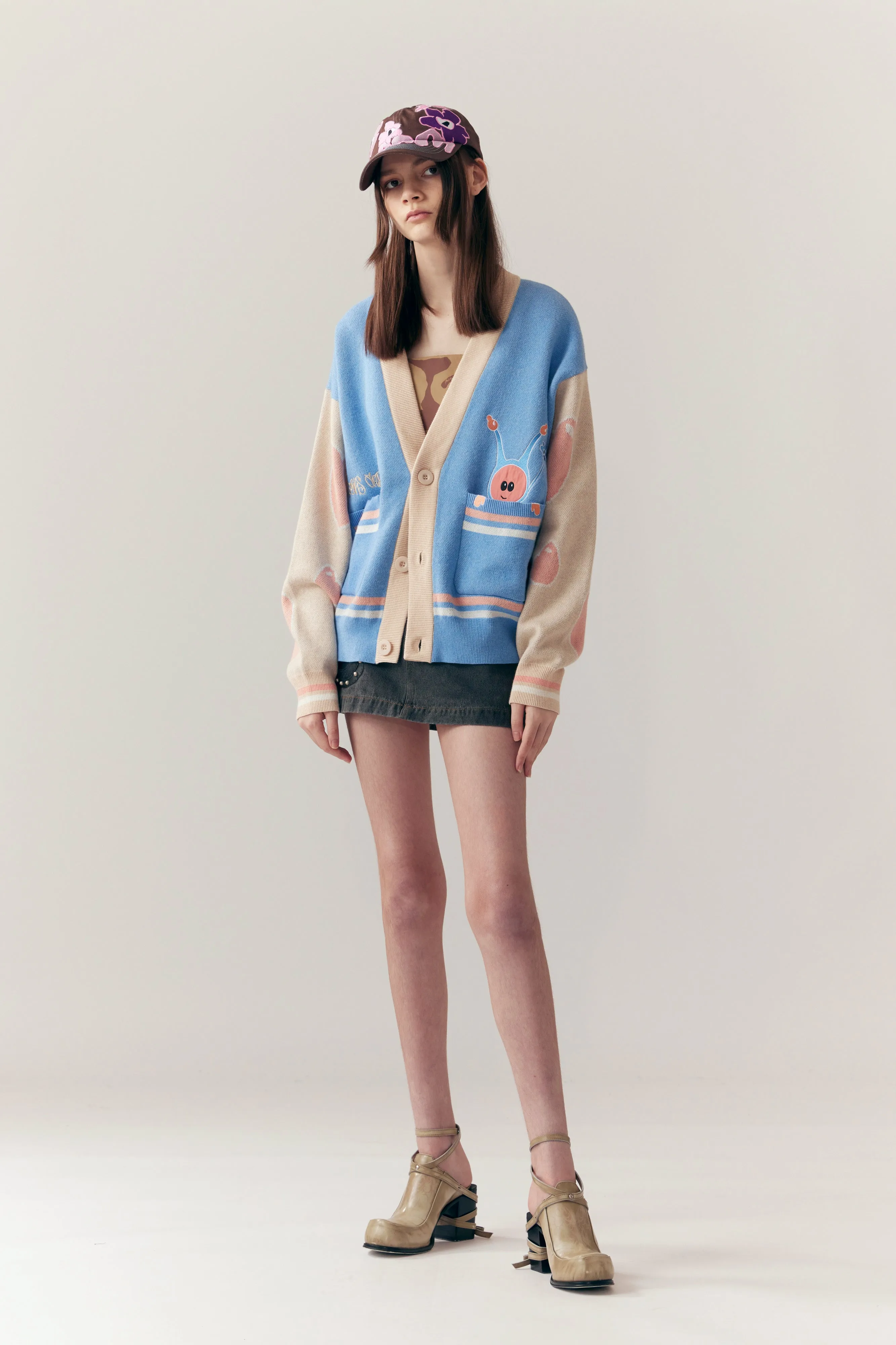 MARPI VARSITY KNIT CARDIGAN