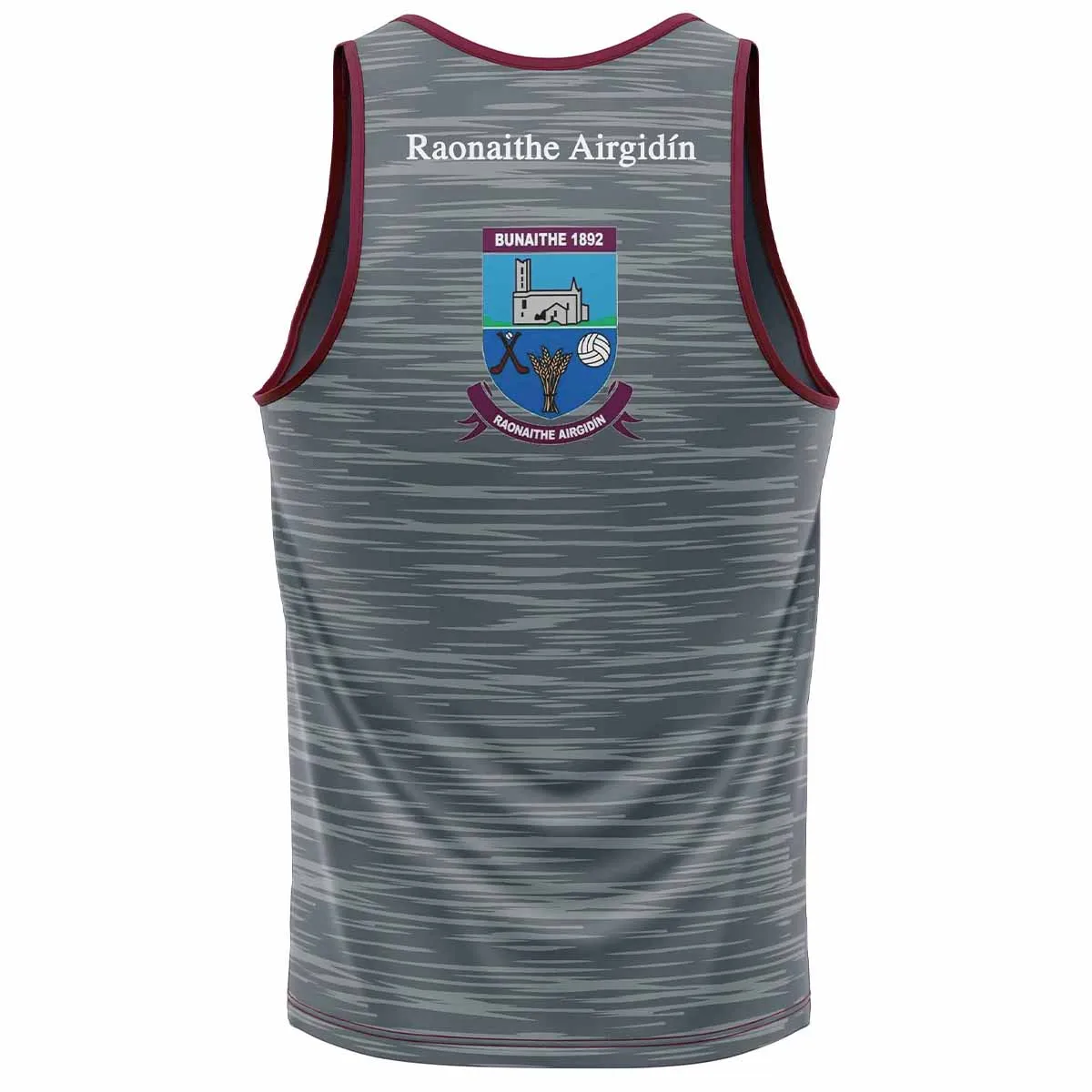 Mc Keever Argideen Rangers GAA Vest - Adult - Grey/Maroon