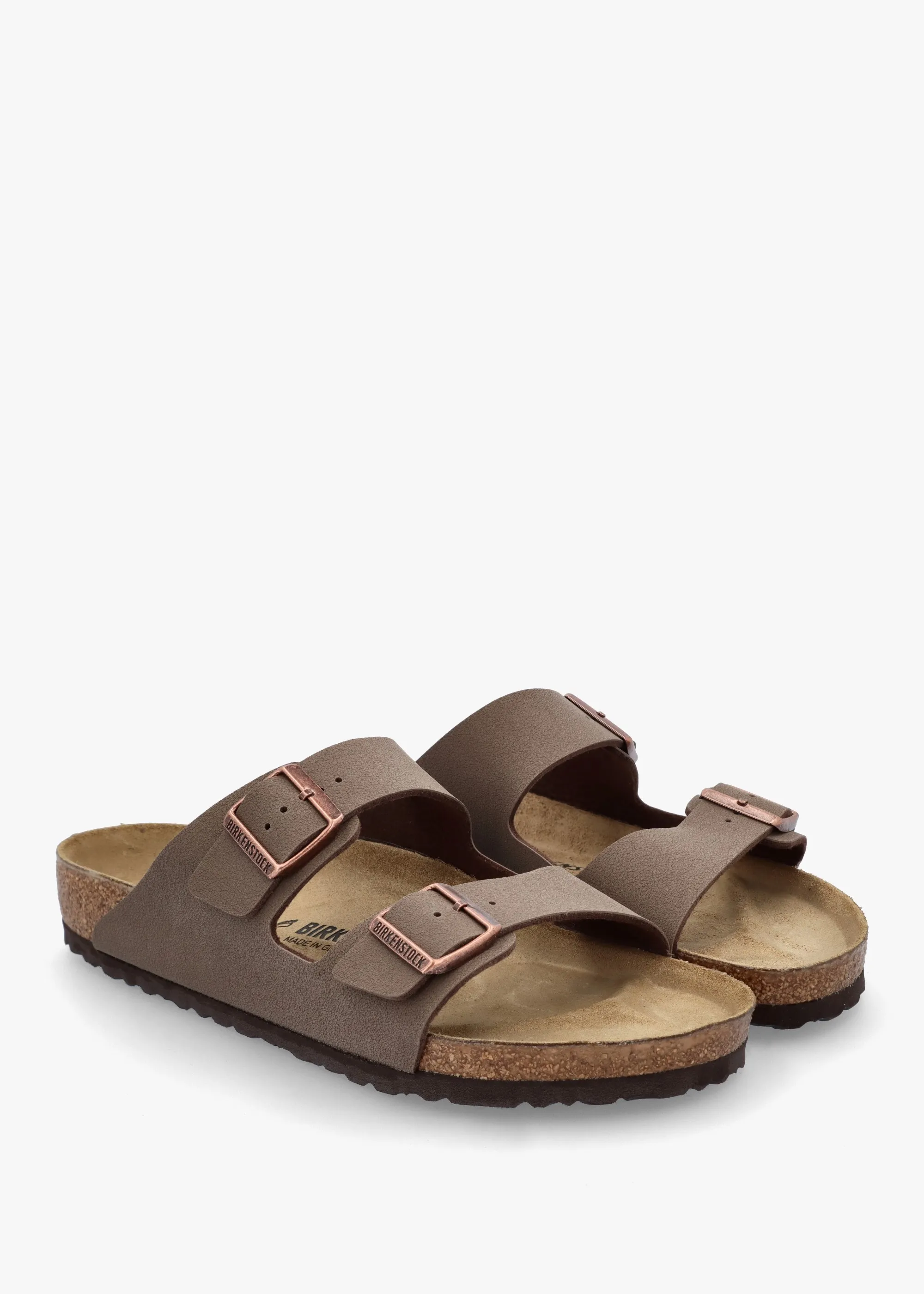 Men's Arizona Birko-Flor Mocca Two Bar Mules