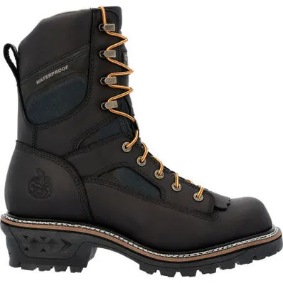 Men's Georgia Logger Waterproof Lace Up Work Boot #GB00618