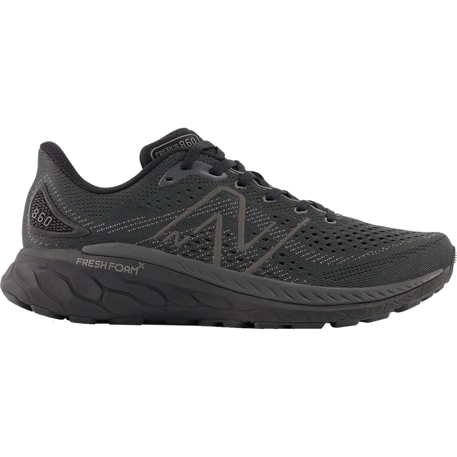 Men's New Balance M860T13 Fresh Foam X Black/Phantom/Black Metallic Mesh