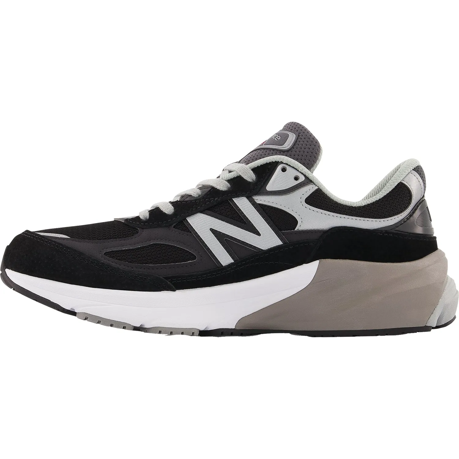 Men's New Balance M990BK6 Black/White Suede/Mesh