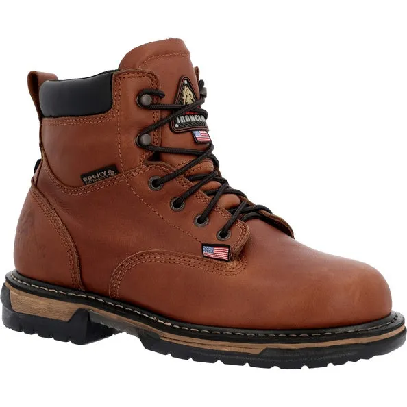 Men's Rocky IronClad USA Made Waterproof Work Boot #RKK0361