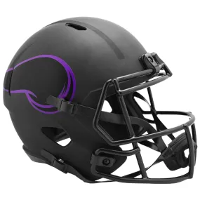 Minnesota Vikings Unsigned Riddell Full Size Eclipse Speed Replica Helmet