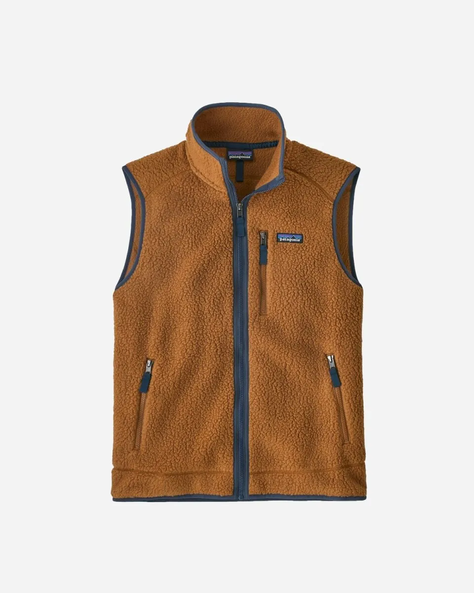 M's Retro Pile Vest - Bear Brown