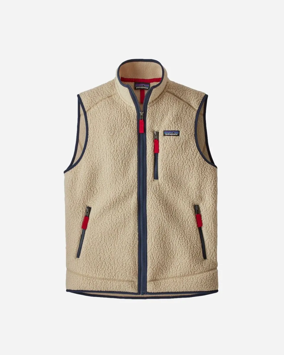 M's Retro Pile Vest - Khaki