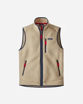 M's Retro Pile Vest - Khaki