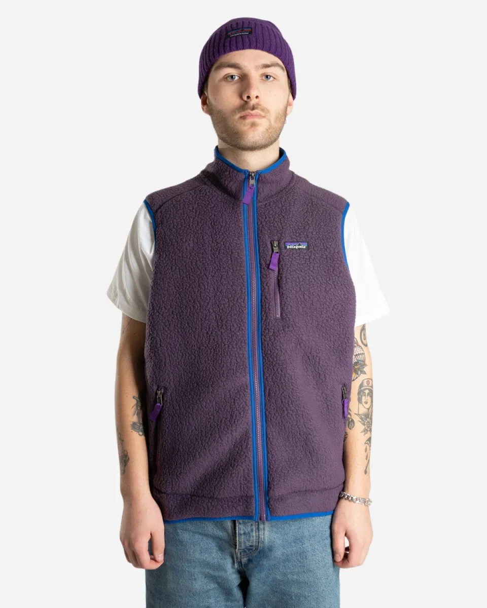 M's Retro Pile Vest - Piton Purple