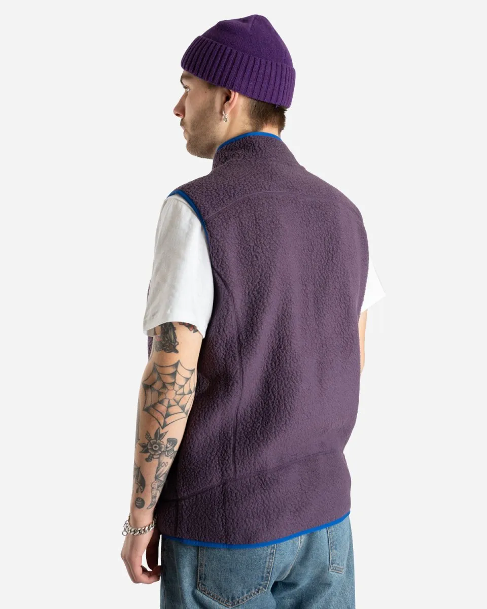 M's Retro Pile Vest - Piton Purple