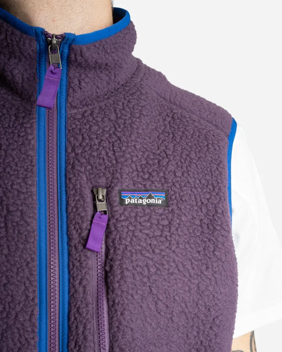 M's Retro Pile Vest - Piton Purple