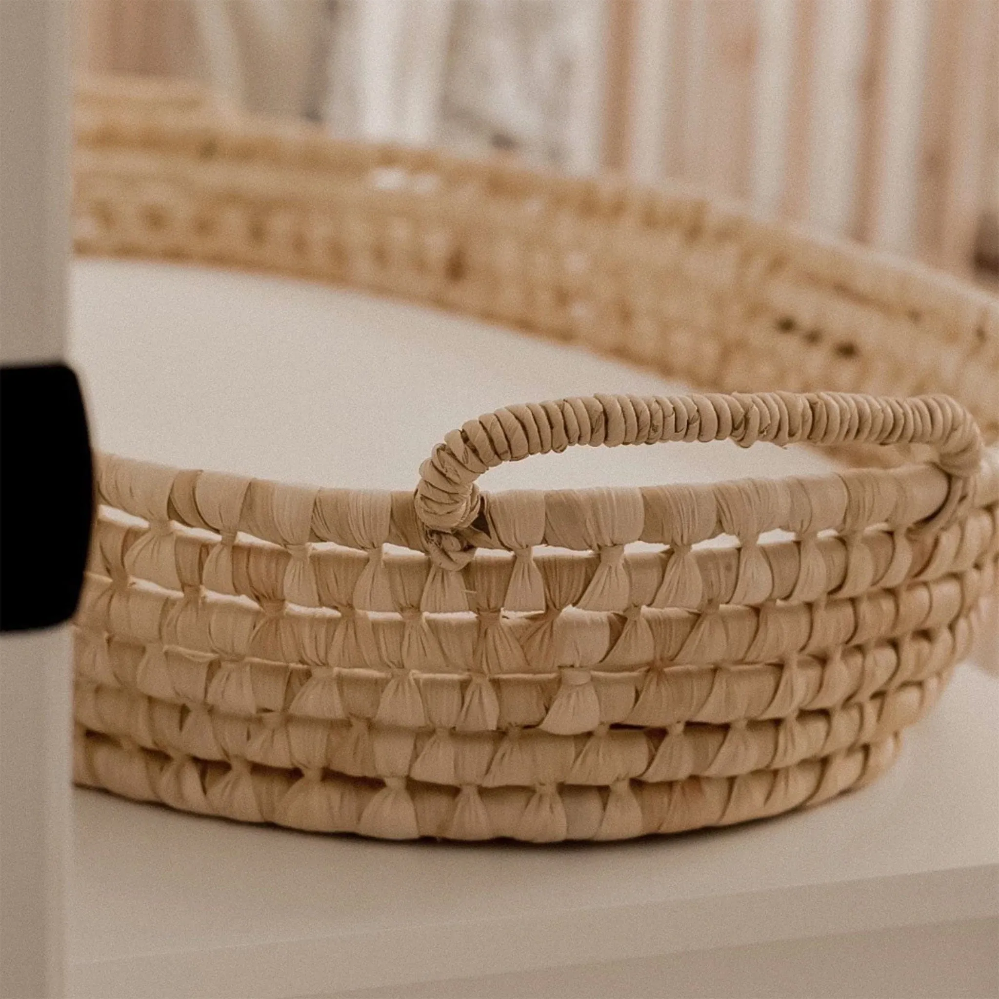 Must Be Baby Changing Rattan Basket with Mattress  - Clement