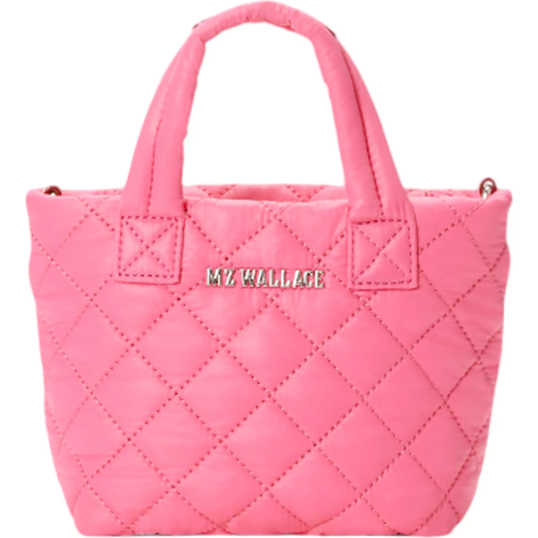 MZ Wallace Women's Petite Metro Deluxe Quilt Tote, Flamingo