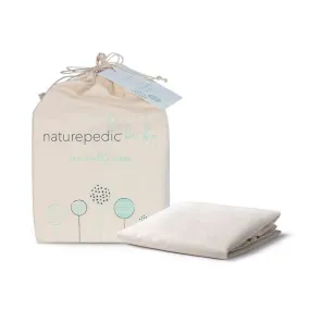 Naturepedic - Waterproof Organic Cotton Mattress Pad - Crib Flat