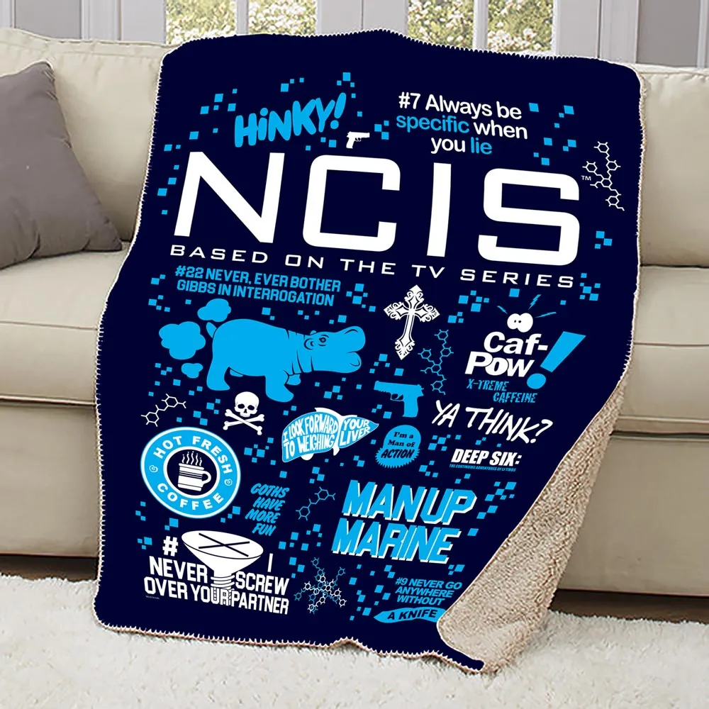 NCIS Mash Up Sherpa Blanket