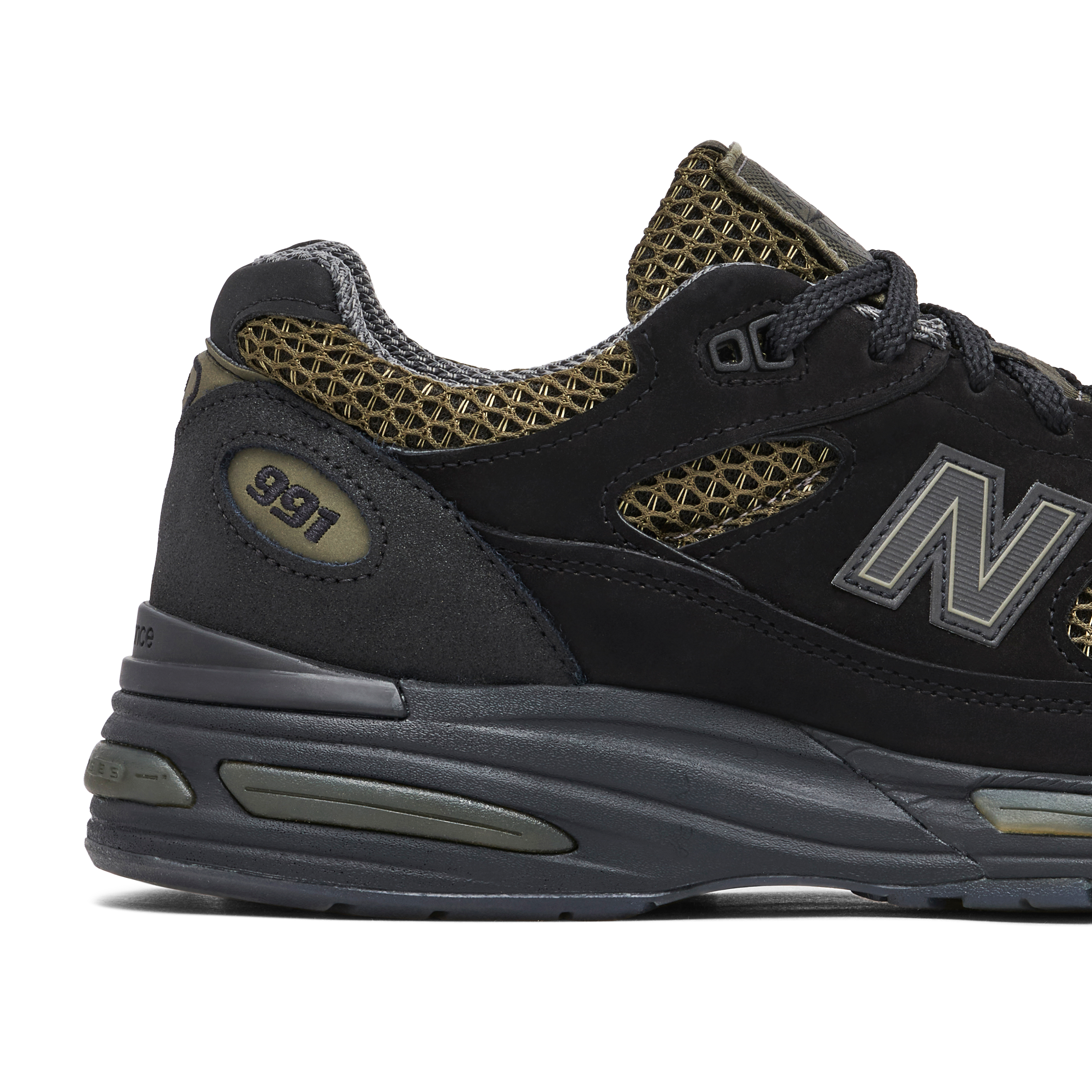 New Balance 991V2 x Stone Island Black Olive | U991SD2 | Laced