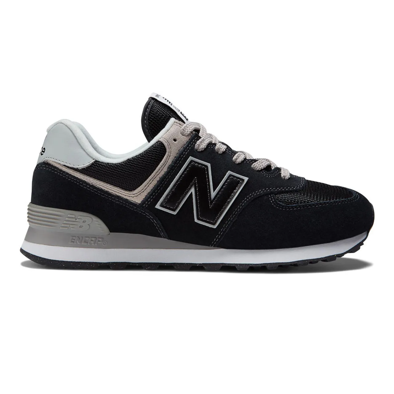 New Balance Men's 574 Core - Black with White