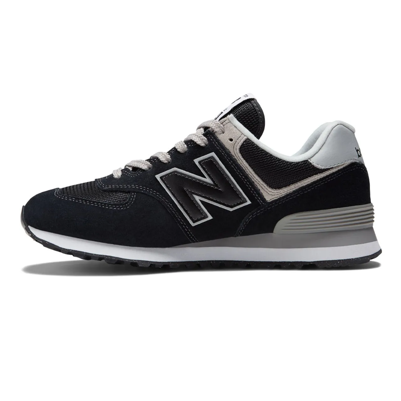 New Balance Men's 574 Core - Black with White