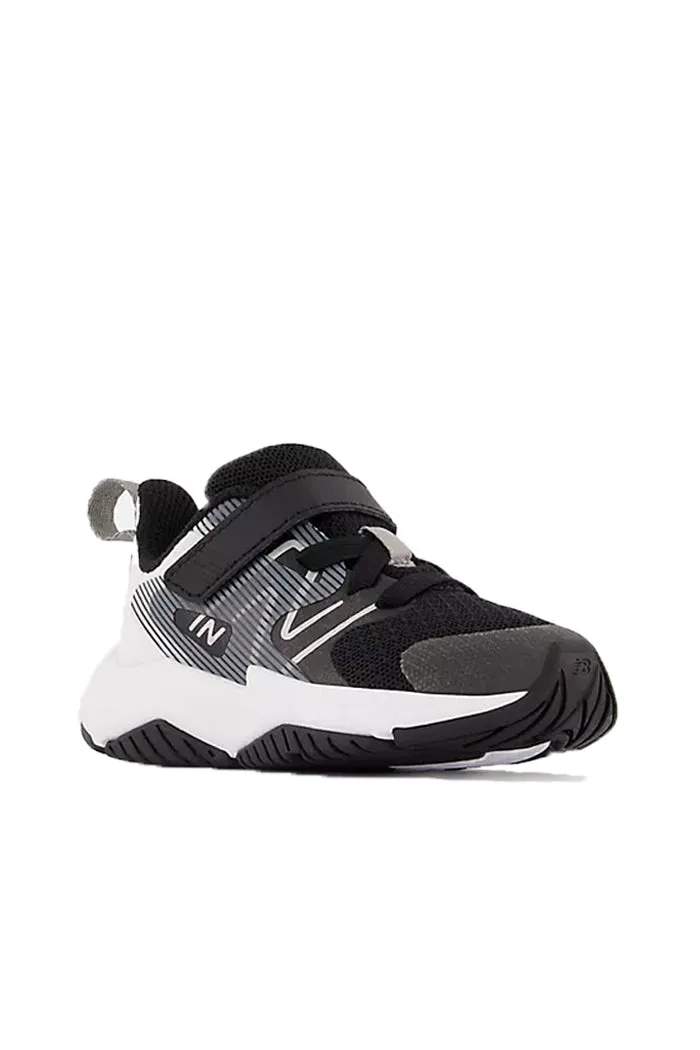 New Balance Toddler Fresh Foam 650 Bungee Lace with Top Strap in Black