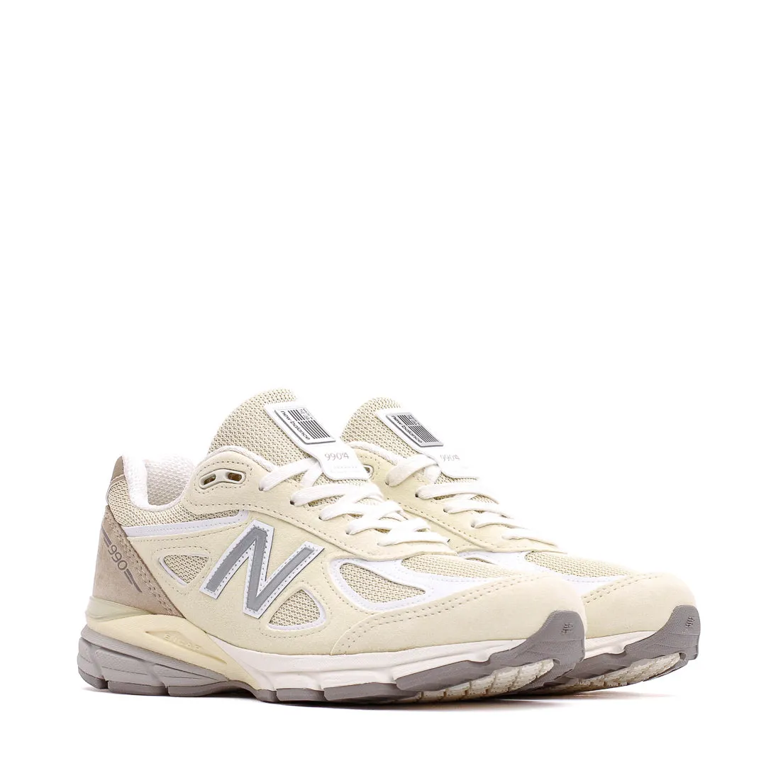 New Balance Unisex 990v4 Limestone Made In USA U990TE4