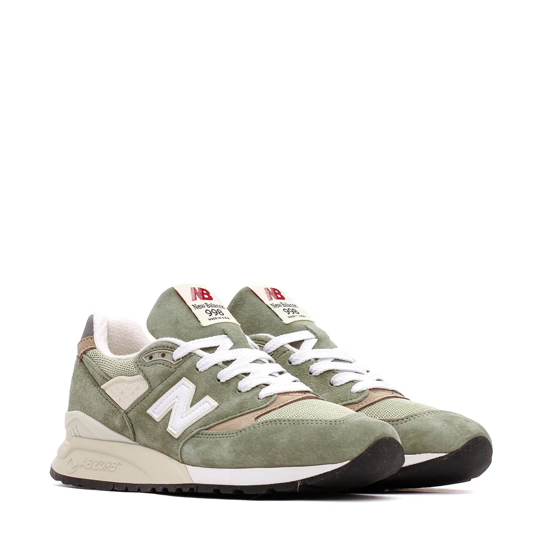 New Balance Unisex 998 Olive Made In USA U998GT