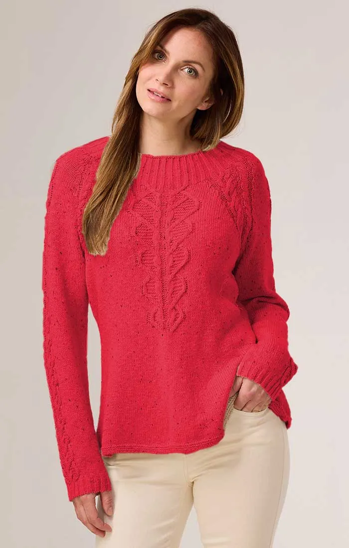 NIC+ZOE F241142 Femme Cable Sweater