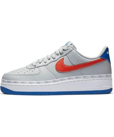 Nike Air Force 1 Low 'Overbranding Grey Blue Red'