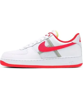 Nike Air Force 1 Low 'Transparent White Crimson'