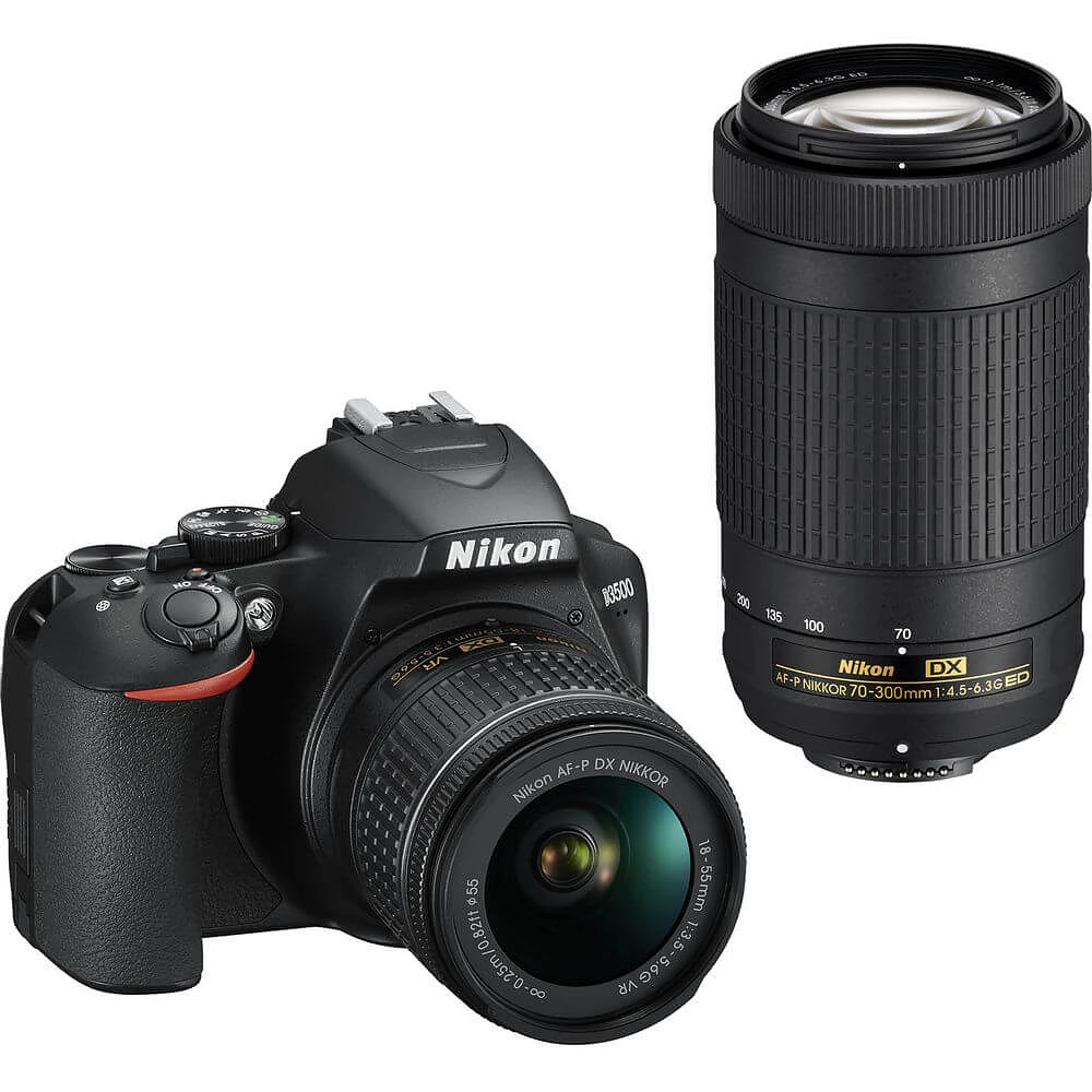 Nikon D3500BUND D3500 DSLR Camera-18-55mm/70-300mm Lenses | Electronic Express