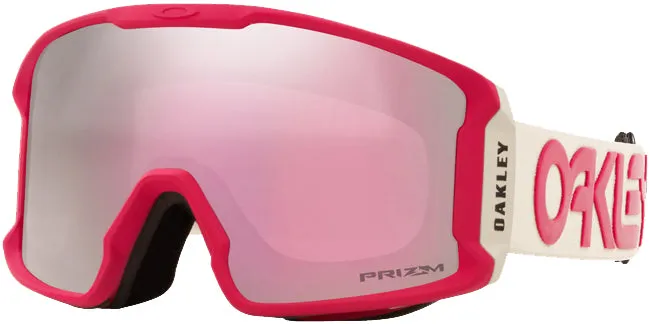 Oakley Ski Goggles Line Miner XM Factory Pilot Rubine Grey Prizm Pink