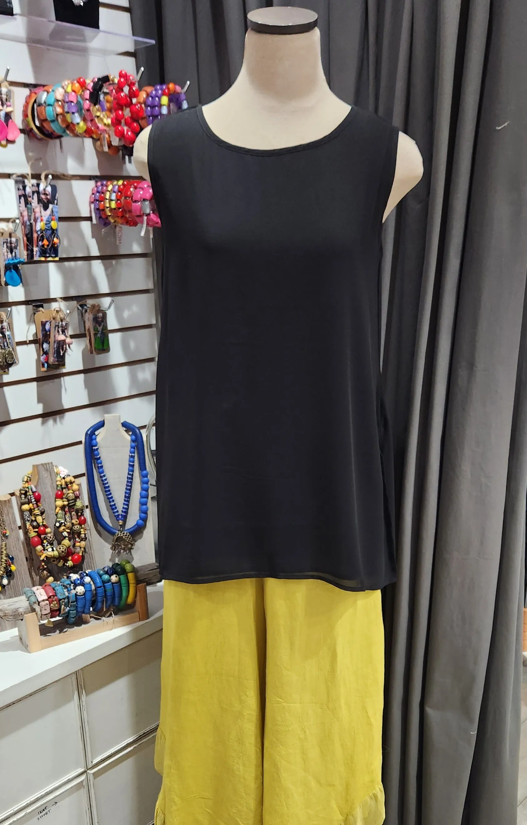 Orange by Fashion Village, EL-51 Meredith's Tank Top