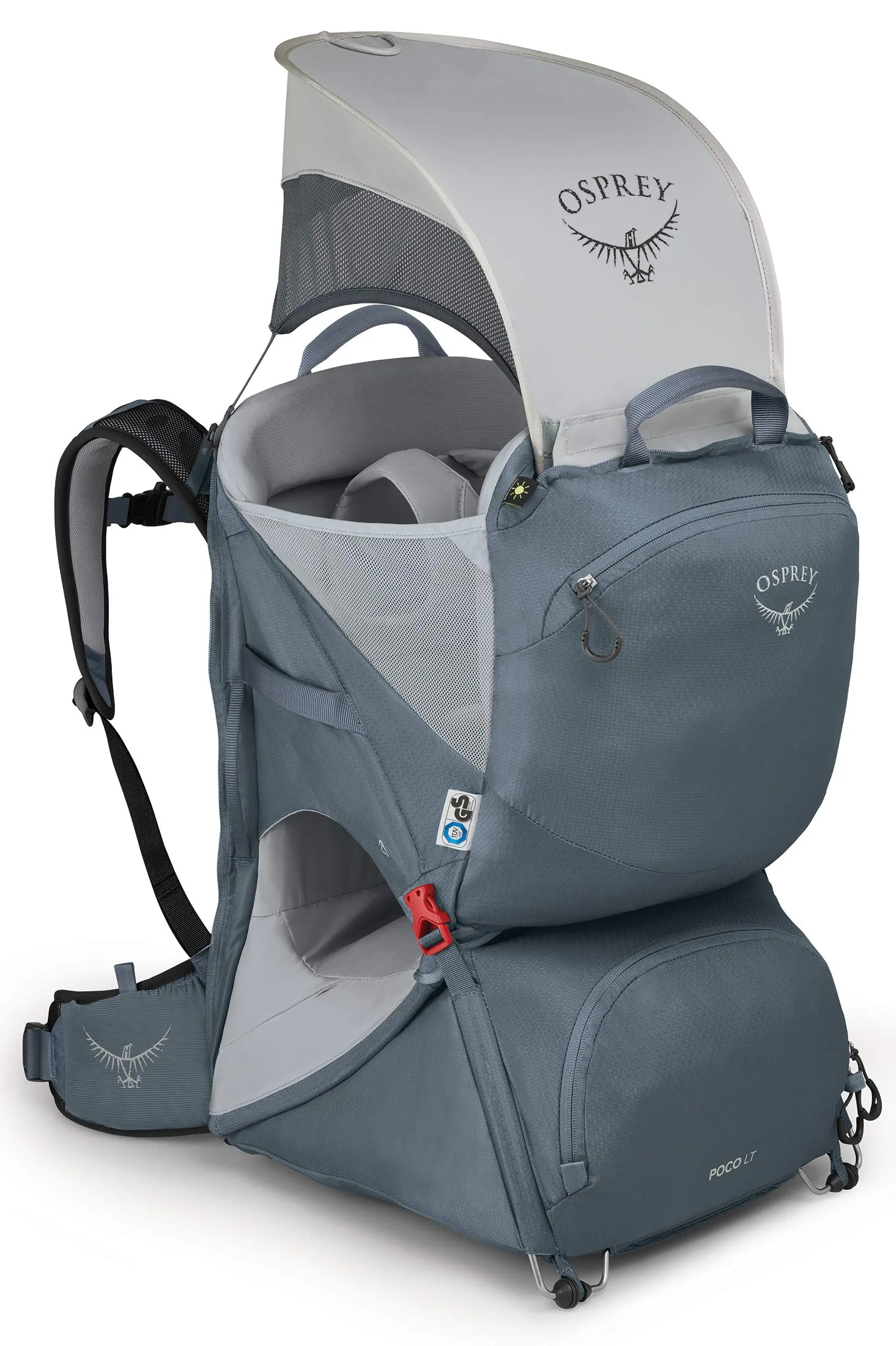 Osprey Poco LT Lightweight Child Carrier and Backpack for Travel  