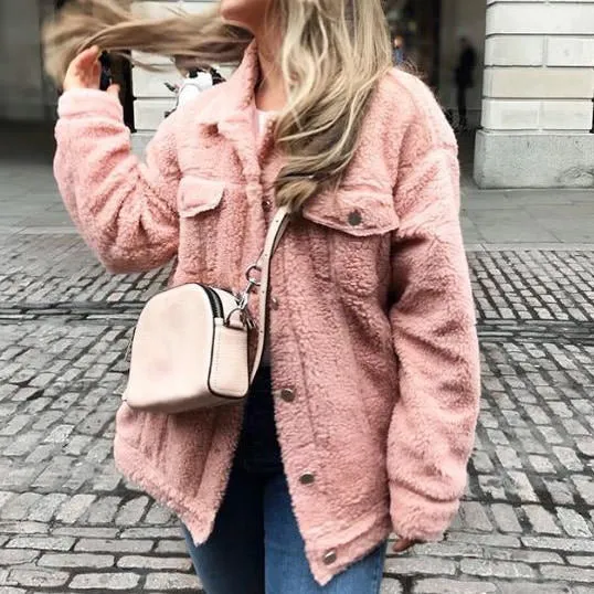 Oversized Teddy Jacket