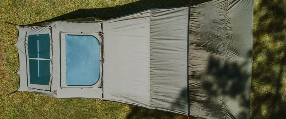 Oztent SV5 Max Tent with a Zip in Tarp Extension