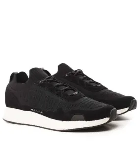 Paul Smith Black Knitted Rock Trainers | Jules B