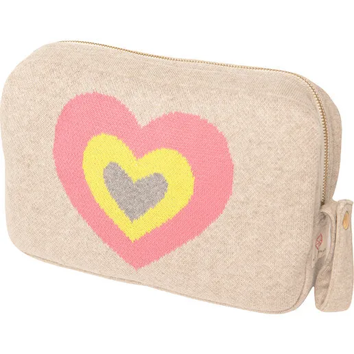 Pink Lemonade Crazy Hearts Blanket Travel Set, Capri